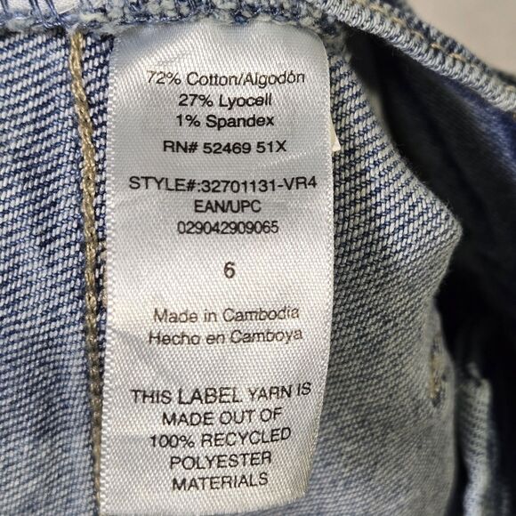 Scoop Jeans Wide Leg Low Slung Women 6 Blue NEW 34 X 28 - Picture 14 of 16